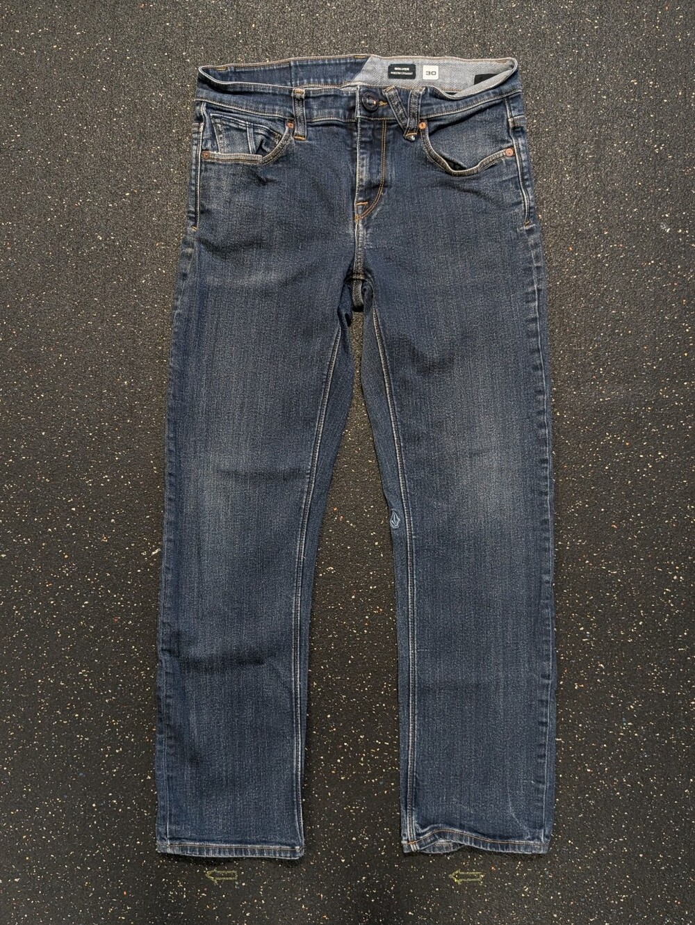 Men's Volcom Solver Jeans Modern Straight Size 30